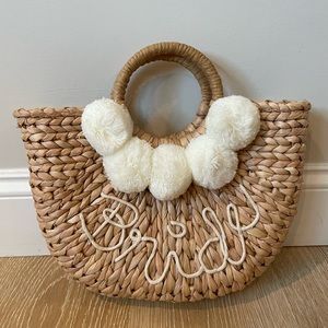 Bride Straw Bag